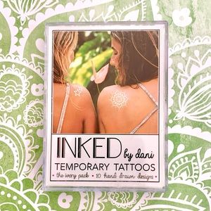 Inked by Dani🪬White Mini Henna Inspired Temporary Tattoos - NEW